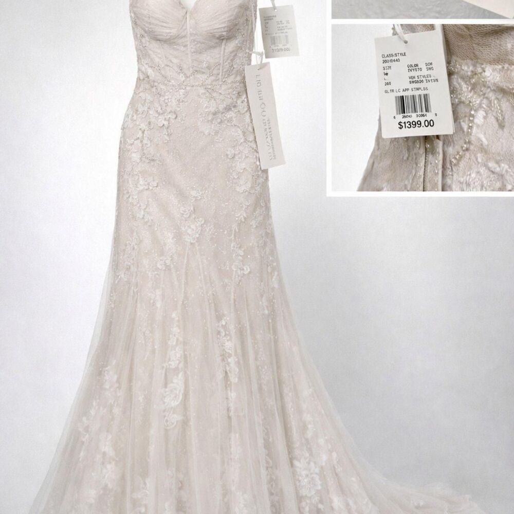 Unbranded Women's Cream and White Wedding-dresses